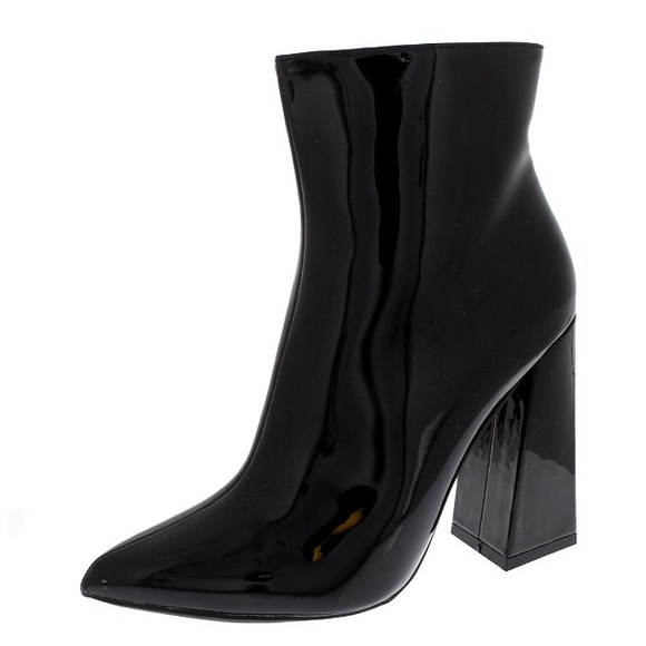 Viva Shoes - NWT Viva Shiny Gloss Mirrored Block Heel Boot